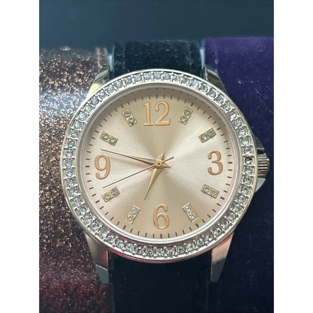 Rose Gold Tone Interchangeable Bands Women’s Quartz Watch